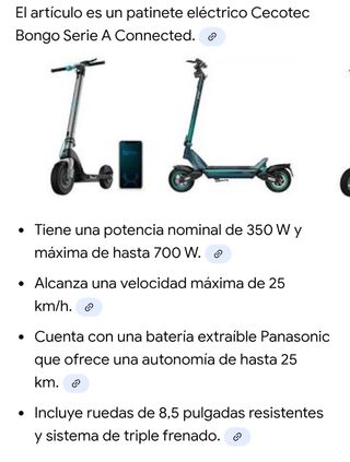 Patinete Cecotec Serie A