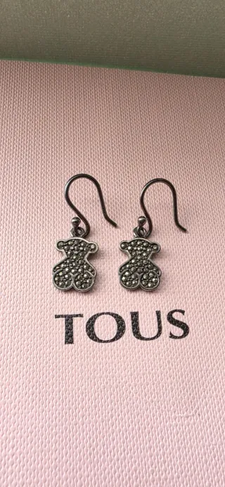 Pendientes Tous Plata Pavonada Oso