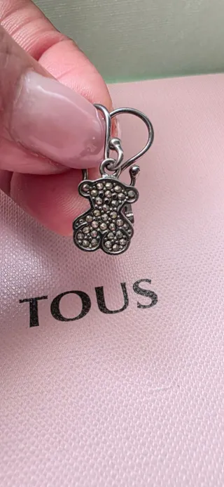 Pendientes Tous Plata Pavonada Oso