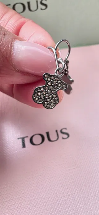 Pendientes Tous Plata Pavonada Oso