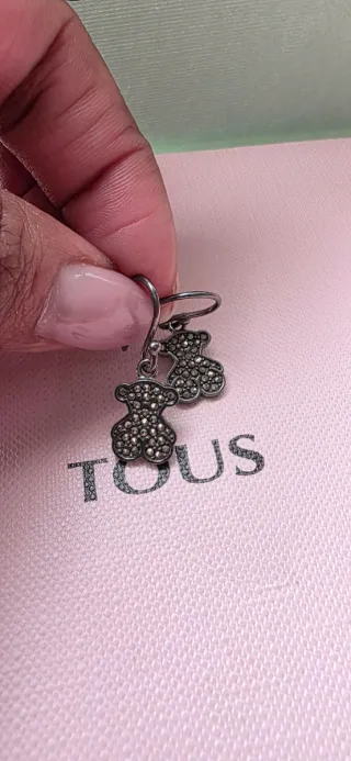 Pendientes Tous Plata Pavonada Oso