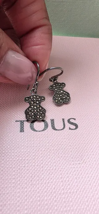 Pendientes Tous Plata Pavonada Oso