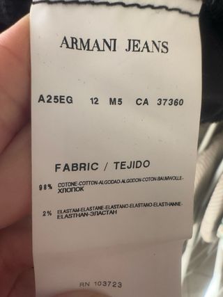 Tubino nero Armani Jeans donna