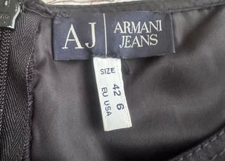 Tubino nero Armani Jeans donna