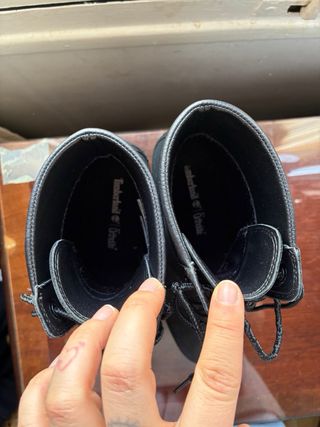 Botines tacón Timberland negro talla 37.5