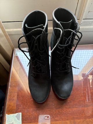 Botines tacón Timberland negro talla 37.5