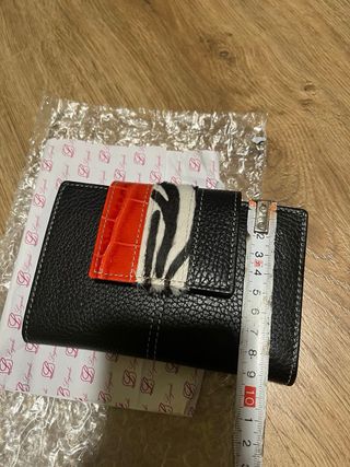 Cartera Mujer con Monedero y Billetera de  Piel.