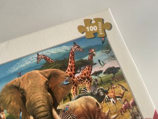 Puzzle Animales Selva 100 Piezas 34x50cm