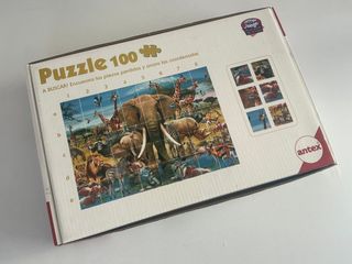 Puzzle Animales Selva 100 Piezas 34x50cm
