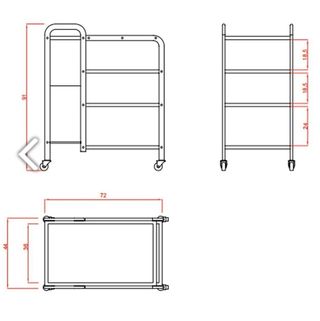 Carrito estetica/sanitario, nuevo, marca Mobile.