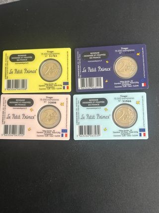 Monedas 2 Euros El Principito Francia 2026