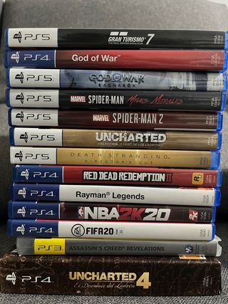Lote Juegos PS4/PS5: Gran Turismo 7, God of War...