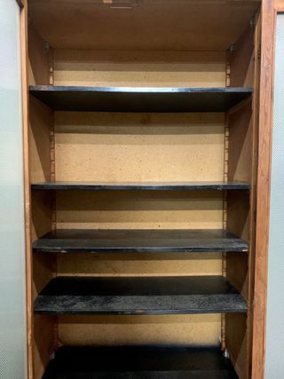 Mueble de oficin. Vintage. 2 puertas.