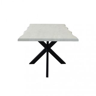 Tavolo da Pranzo Moderno 160x90cm Gambe Metallo