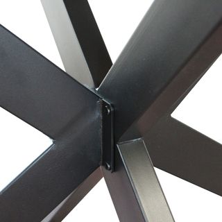 Tavolo da Pranzo Moderno 160x90cm Gambe Metallo