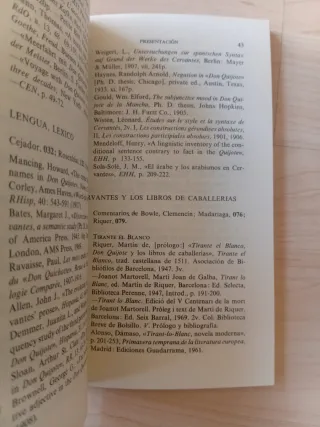 Don Quijote de la Mancha.Bibliografía fundamental.