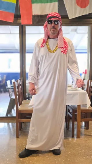 Disfraz Jeque Árabe Talla XL