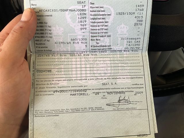 SEAT León 1.4 TSI Reference 92 kW (125 CV)