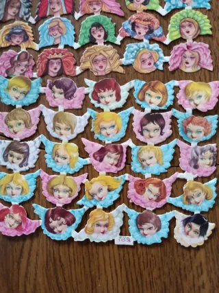 2 Láminas Cromos Troquelados Eva 103-104