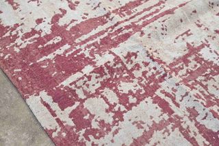 Tappeto Kave Home Beige/Rosa Poliestere