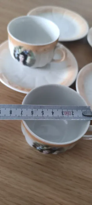 Tazas Santa Clara con plato