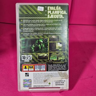 Videojuego PSP SOCOM : U.S. Navy SEALs Tactical Strike