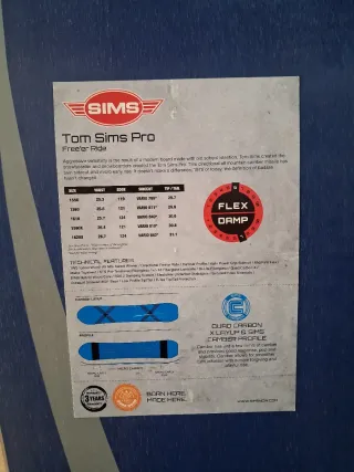 Tabla Snowboard 158 SIMS