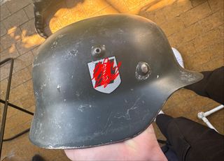 Elmetto WW2 SS rievocazione/film/collezione