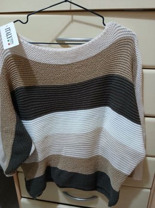 Jersey ITALY MODA Talla Única Rayas