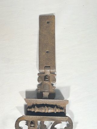 Cerradura bargueño hierro forjado con llave