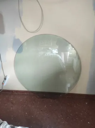 Mesa de comedor y mesita auxiliar de mármol