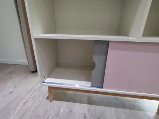 Estantería infantil modular blanca