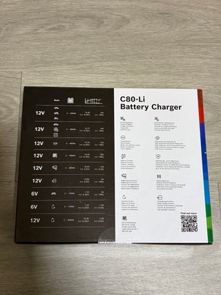 Cargador Batería Bosch C80-Li 6/12V 15A