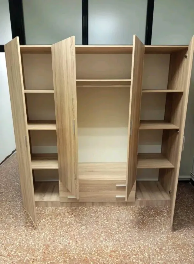 Sofá modular gris tela
