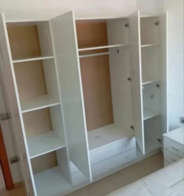 Sofá modular gris tela