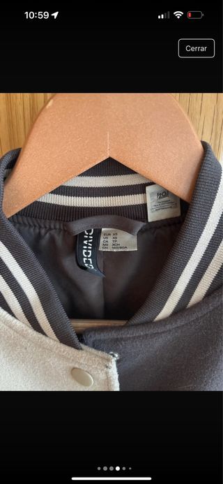 Cazadora H&M Team Lisa Talla XS