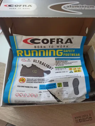 Zapatos de seguridad Cofra Talla 41 Nuevos