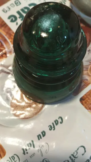 Casquillo de luz verde