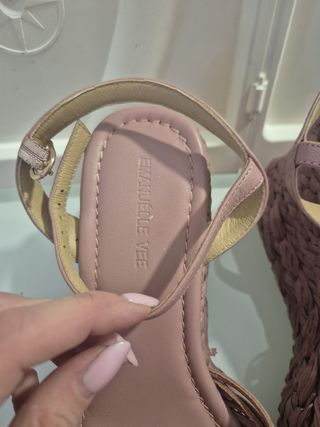 Scarpe Espadrillas Emanuelle Vee Rosa Corda