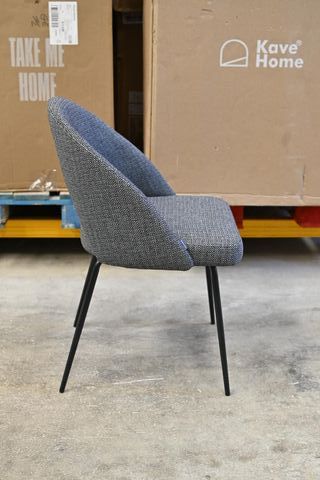 Sedia Mahalia Grigio Chiaro Tessuto