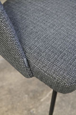 Sedia Mahalia Grigio Chiaro Tessuto