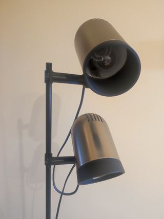Lámpara de pie doble foco