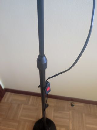 Lámpara de pie doble foco