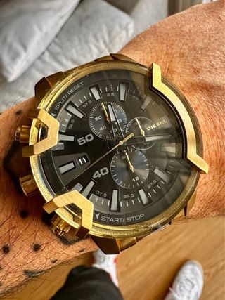 Reloj Diesel Dorado Cronógrafo Hombre