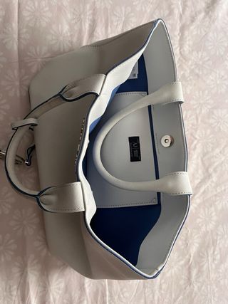 Bolso Armani Jeans Blanco y Azul