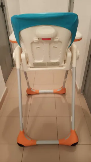 Trona para bebé con cojín estampado