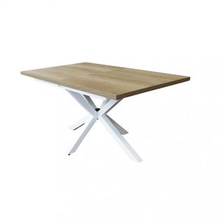 Tavolo Allungabile 160/200cm Marrone Gambe Metallo