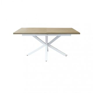 Tavolo Allungabile 160/200cm Marrone Gambe Metallo