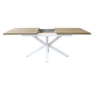 Tavolo Allungabile 160/200cm Marrone Gambe Metallo