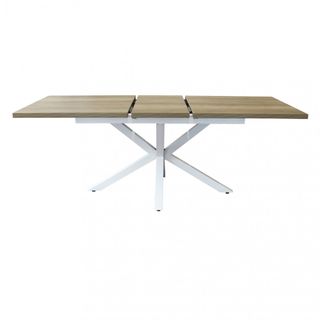 Tavolo Allungabile 160/200cm Marrone Gambe Metallo